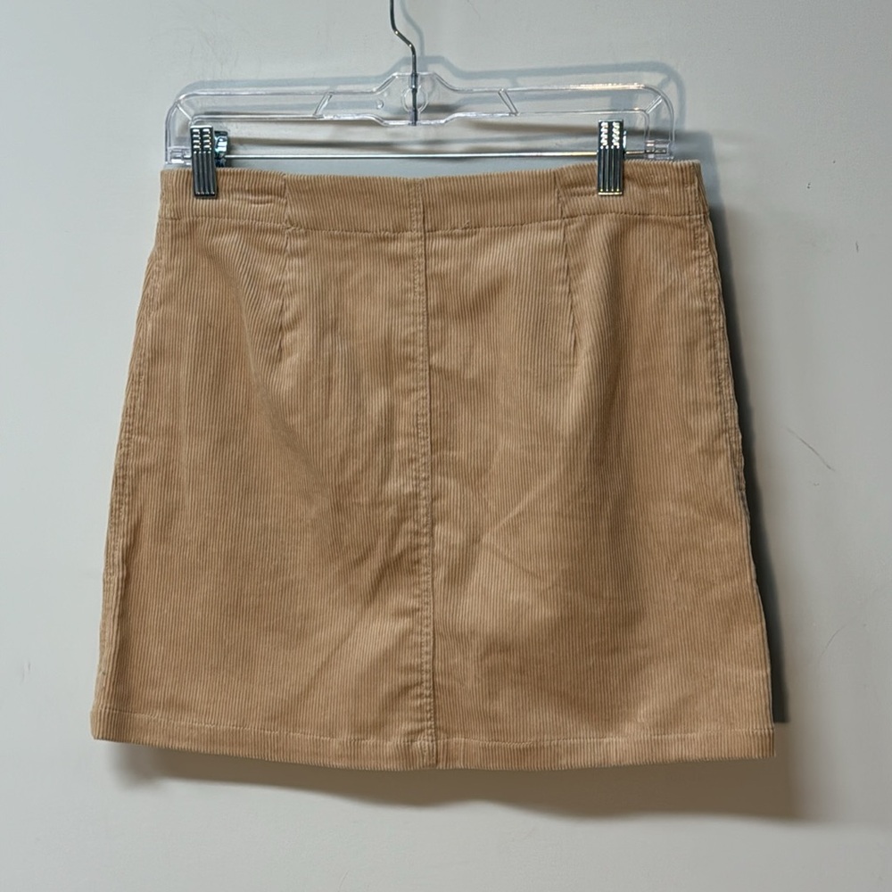 Love Tree Corduroy Mini Skirt Tan Size Medium - Picture 3 of 7